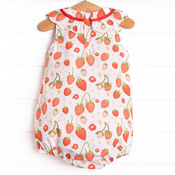 Strawberry Blooms Bubble, Red