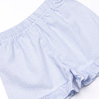 Up From the Grave Garden Short Set, Blue