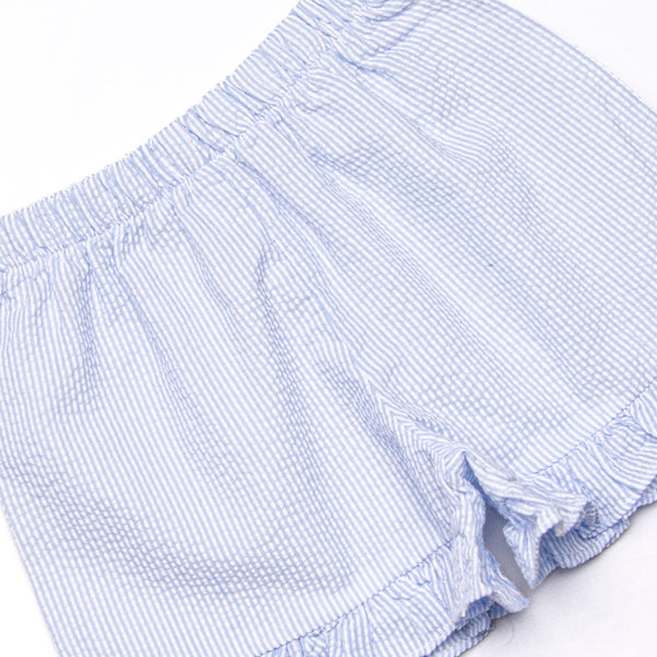 Up From the Grave Garden Short Set, Blue