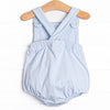 Fintastic Friend Applique Sunsuit, Blue