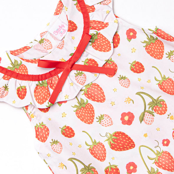 Strawberry Blooms Bubble, Red