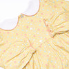 Sunny Day Patch Smocked Legging Set, Yellow