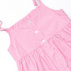 Strawberry Blooms Smocked Ruffle Bubble, Pink