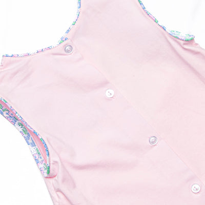 Enchanted Gardens Applique Diaper Set, Pink