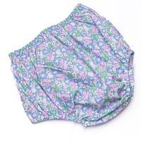 Enchanted Gardens Applique Diaper Set, Pink