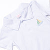 Bayside Boats Embroidered Polo, White