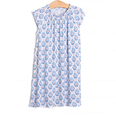 Bluebell and Bloom Bamboo Night Gown, Blue