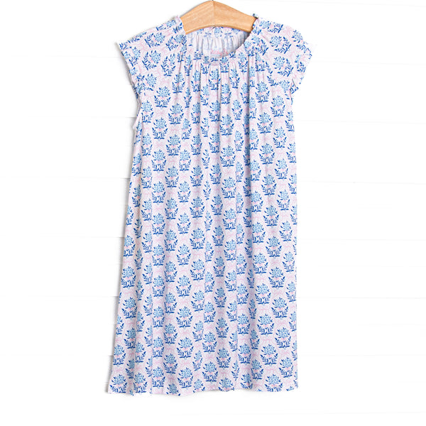 Bluebell and Bloom Bamboo Night Gown, Blue