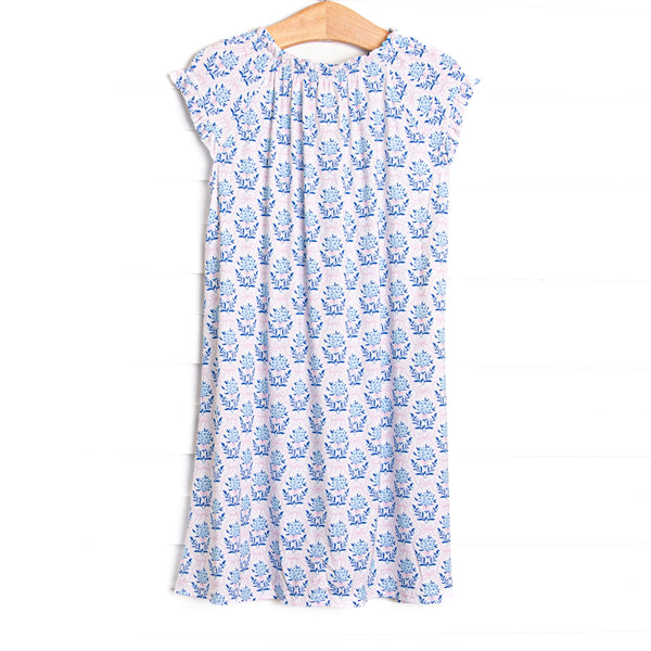 Bluebell and Bloom Bamboo Night Gown, Blue