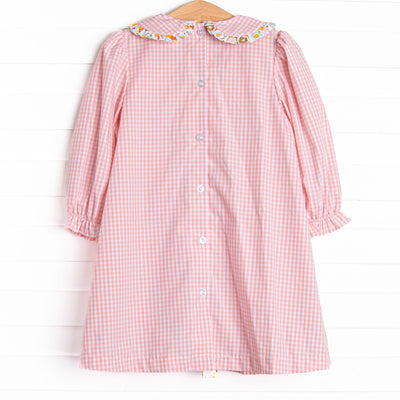 Pumpkin Patch Petals Smocked Dress, Pink