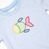Fintastic Friend Applique Short Set, Blue