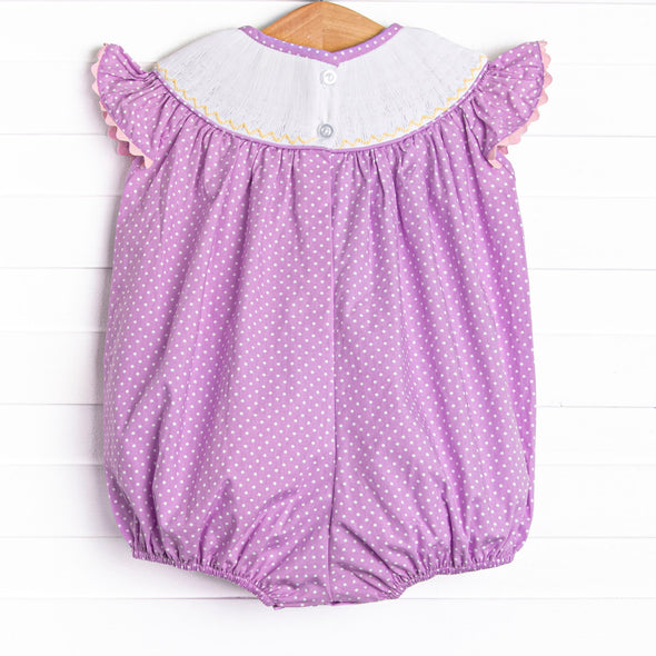 Springtime Scoops Smocked Bubble, Purple