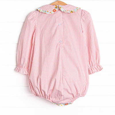 Pumpkin Patch Petals Smocked Bubble, Pink