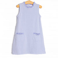 Grace Pocket Dress, Periwinkle Stripe