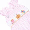 Beach Day Smocked Bubble, Pink