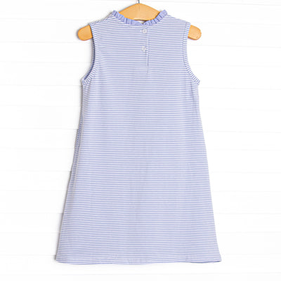 Grace Pocket Dress, Periwinkle Stripe