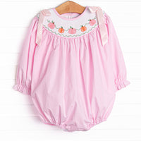 Gourd-geous Vines Smocked Bubble, Pink