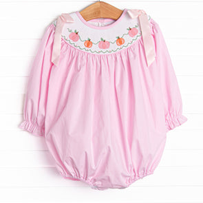 Gourd-geous Vines Smocked Bubble, Pink