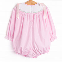 Gourd-geous Vines Smocked Bubble, Pink