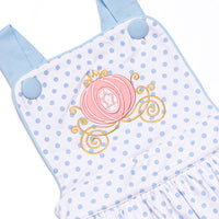 Royal Coach Applique Ruffle Bubble, Blue