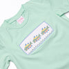 Rainbow Trout Smocked Short Set, Green