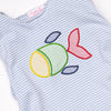 Fintastic Friend Applique Bubble, Blue