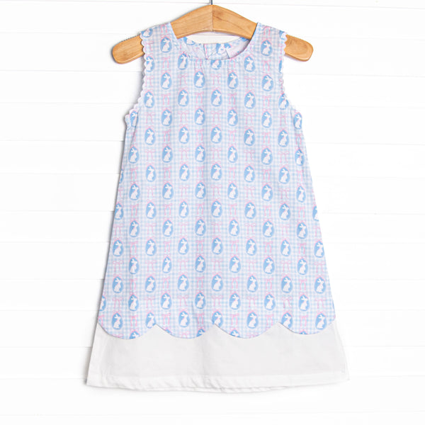 Silhouette Sunday Dress, Blue