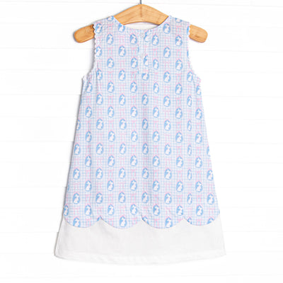 Silhouette Sunday Dress, Blue