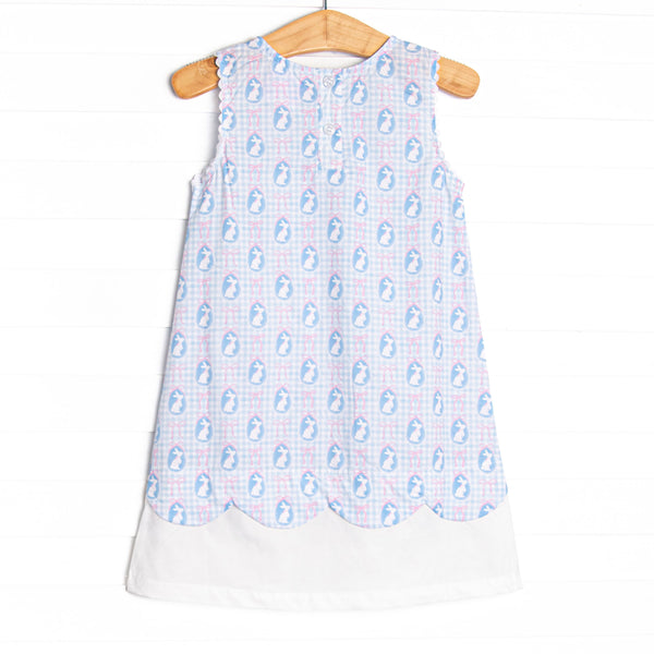 Silhouette Sunday Dress, Blue