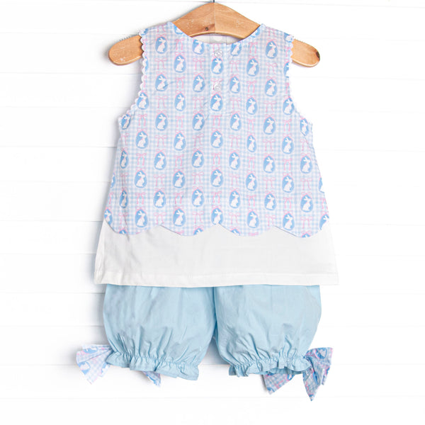 Silhouette Sunday Bloomer Set, Blue
