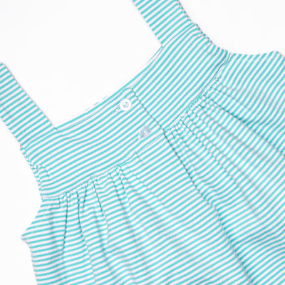 Mint in May Ruffle Short Set, Green