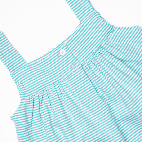 Mint in May Ruffle Short Set, Green