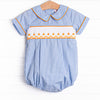 Too Sweet to Spook Smocked Bubble, Blue