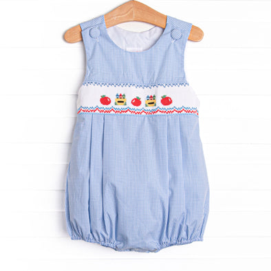 Color Box Cutie Smocked Bubble, Blue