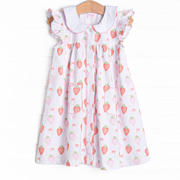 Berry and Bright Dress, Red