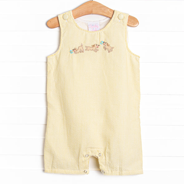 Go Fetch Applique Jon Jon, Yellow