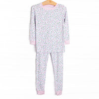 Buttercup Blooms Bamboo Pajama Set, Pink