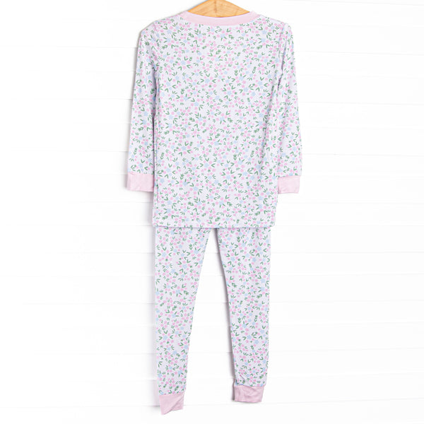 Buttercup Blooms Bamboo Pajama Set, Pink