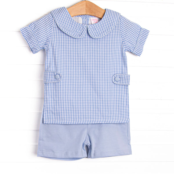 Summer Sky Blue Short Set, Blue