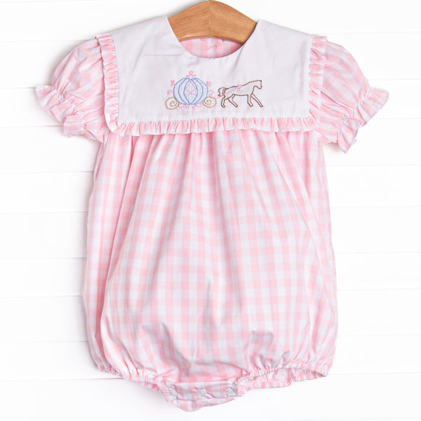 Carried Away Embroidered Bubble, Pink