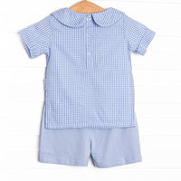 Summer Sky Blue Short Set, Blue