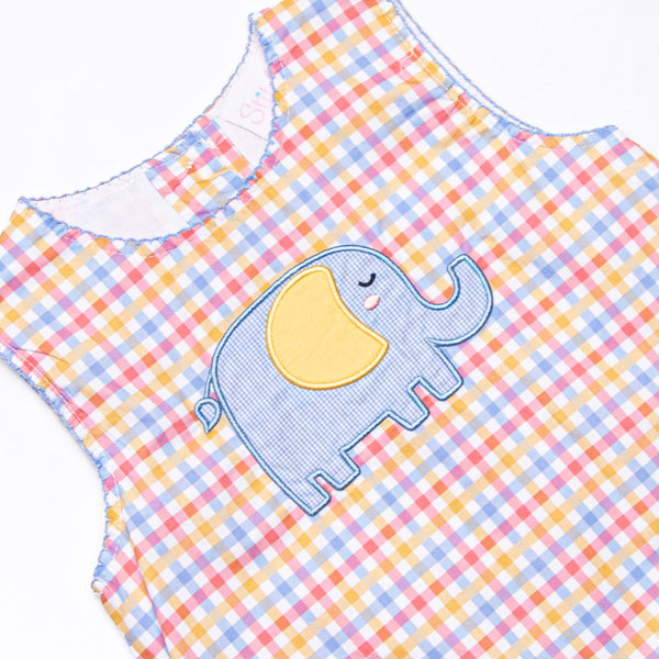 Under the Big Top Applique Dress, Blue