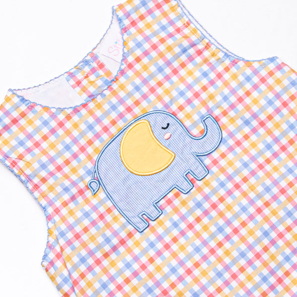 Under the Big Top Applique Dress, Blue