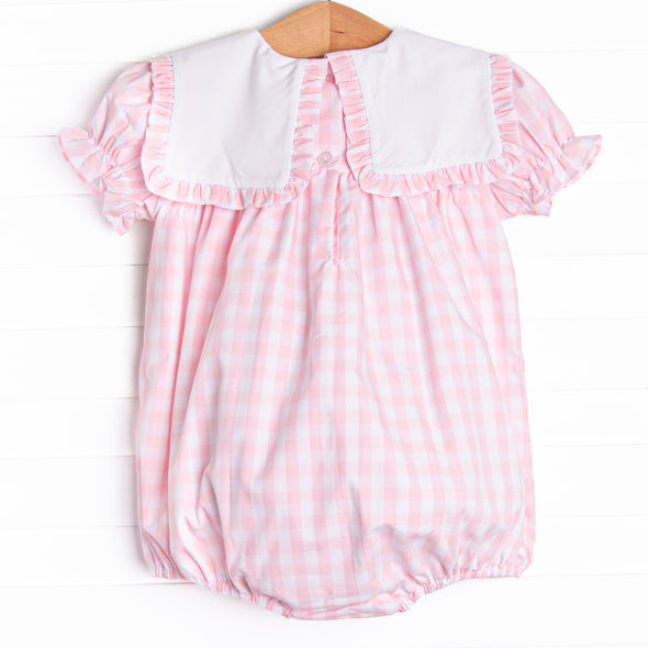 Carried Away Embroidered Bubble, Pink