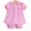 Making the Grade Applique Bloomer Set, Pink