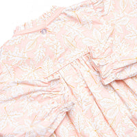 Crisp Autumn Air Smocked Bubble, Pink