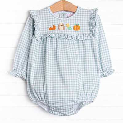 Thanksgiving Favorites Embroidered Bubble, Green