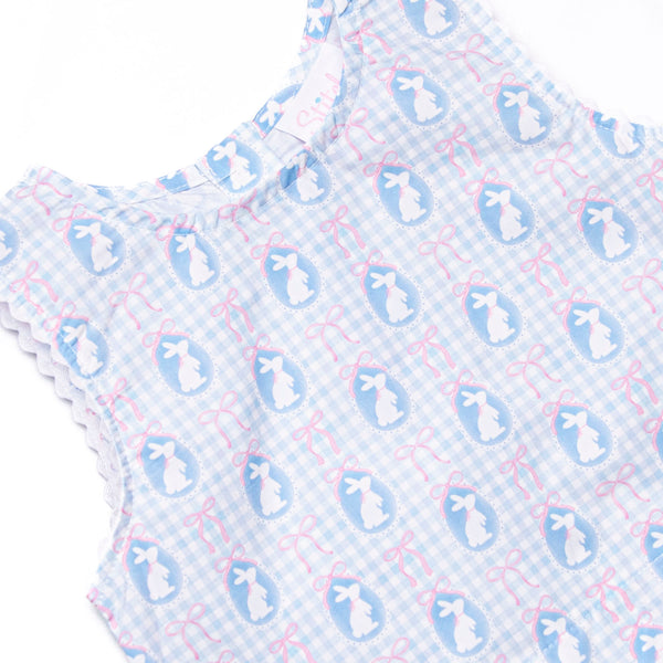 Silhouette Sunday Dress, Blue