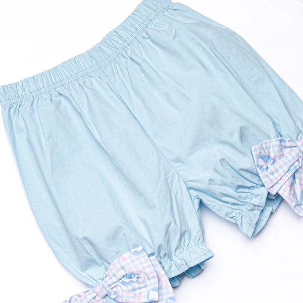Silhouette Sunday Bloomer Set, Blue