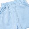 Multicolored Mouse Smocked Short Set, Blue